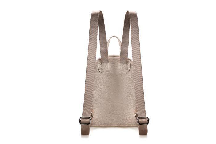 Lucky Bees Mochila de Piel Color Crema Lucky Bees Mochila de Piel Color Crema